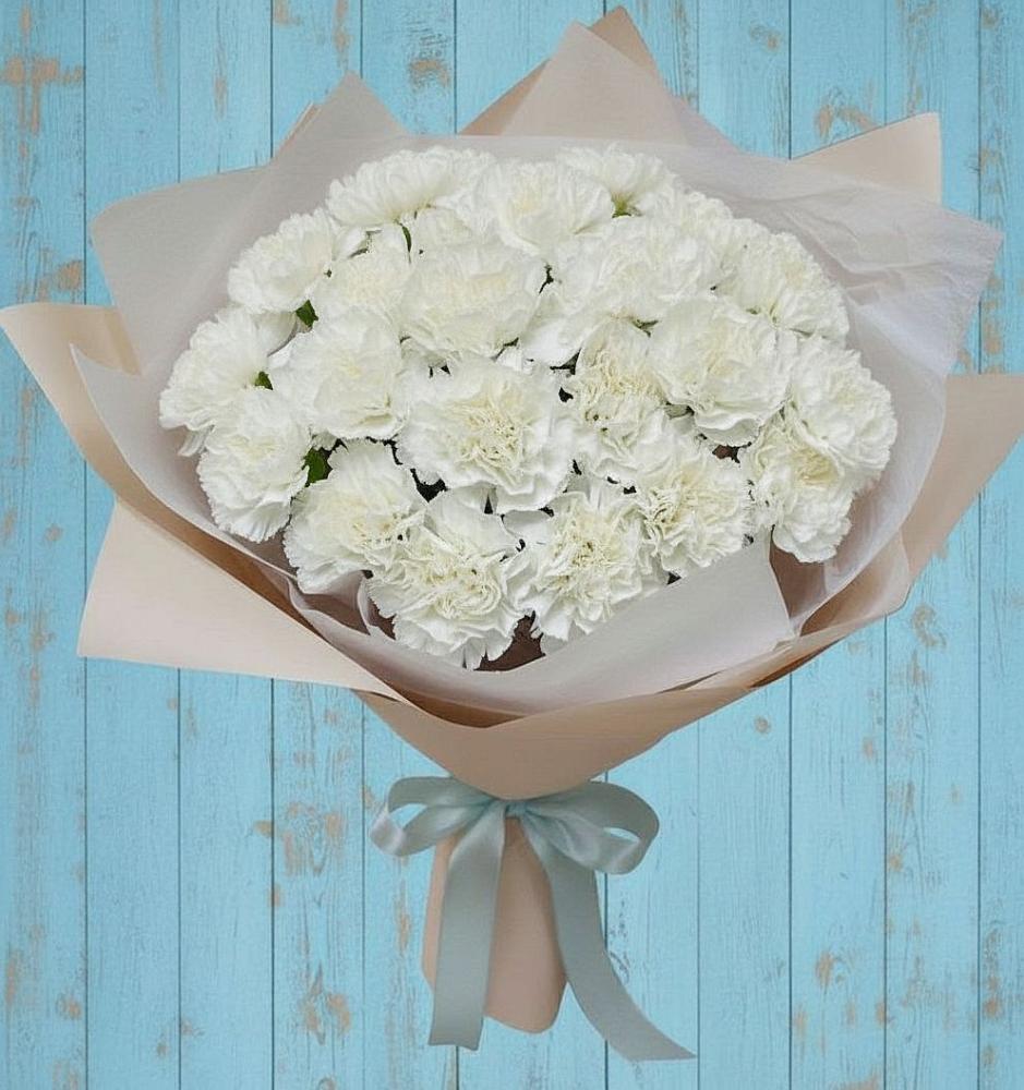 Букет цветов из: Гвоздики в Аристово