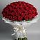 Букет 101 Красная роза Блэк Мэджик в Аристово