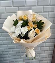 Букет цветов из:  Розы и Хризантемы в Аристово