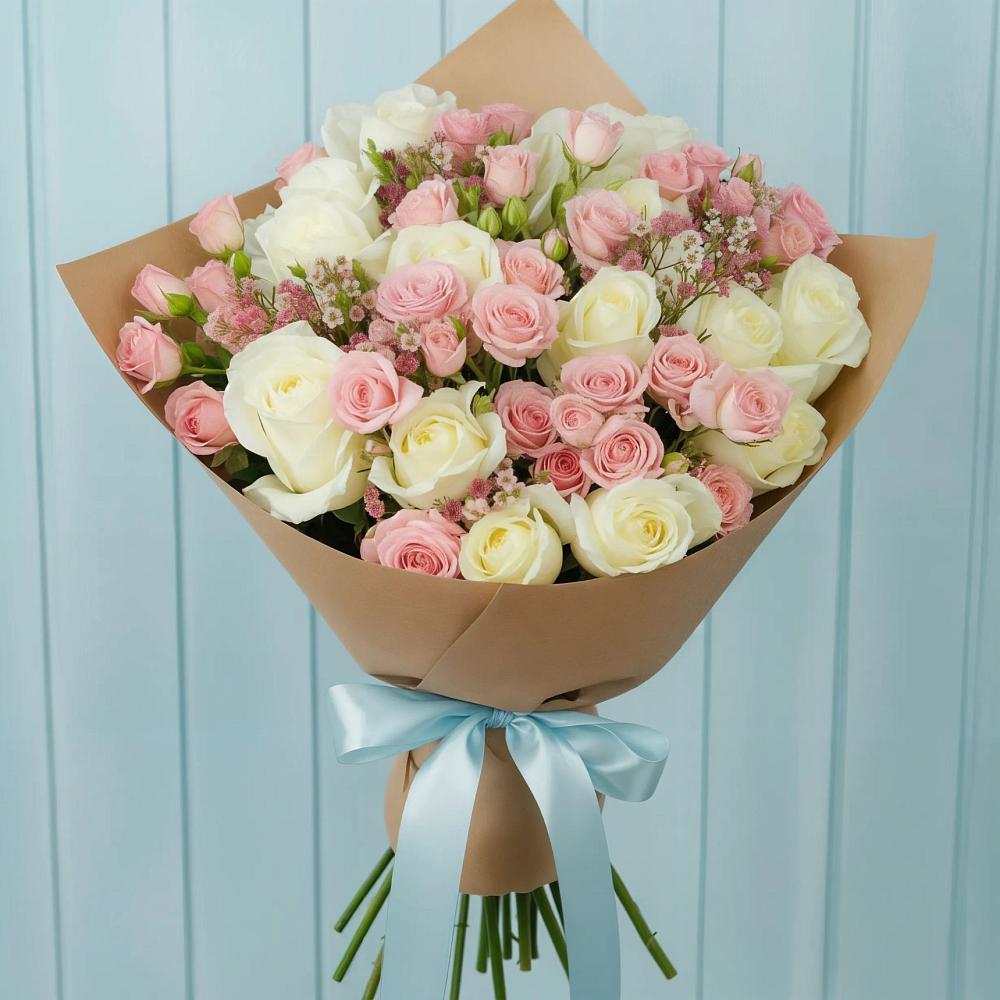 Букет цветов из: Розы в Аристово