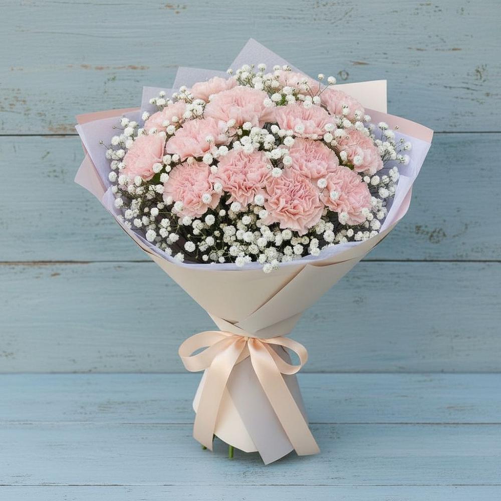 Букет цветов из: Гвоздики в Аристово