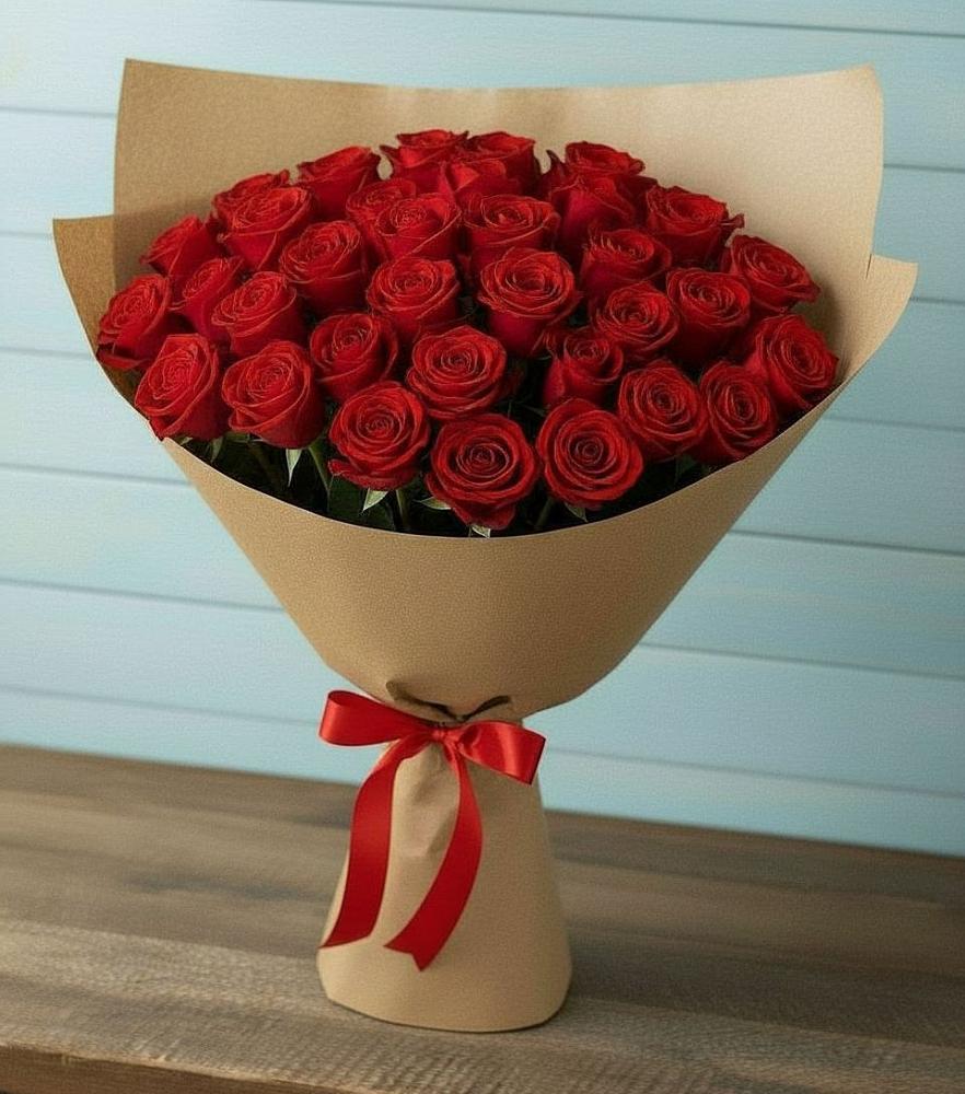 Букет Красные розы Милано в Аристово