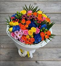 Букет цветов из:  Розы и Хризантемы в Аристово