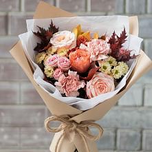 Букет цветов из:  Гвоздики, Хризантемы и Розы в Аристово