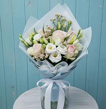 Букет цветов из:  Розы и Лизиантусы #REPLACE_PRED# Аристово