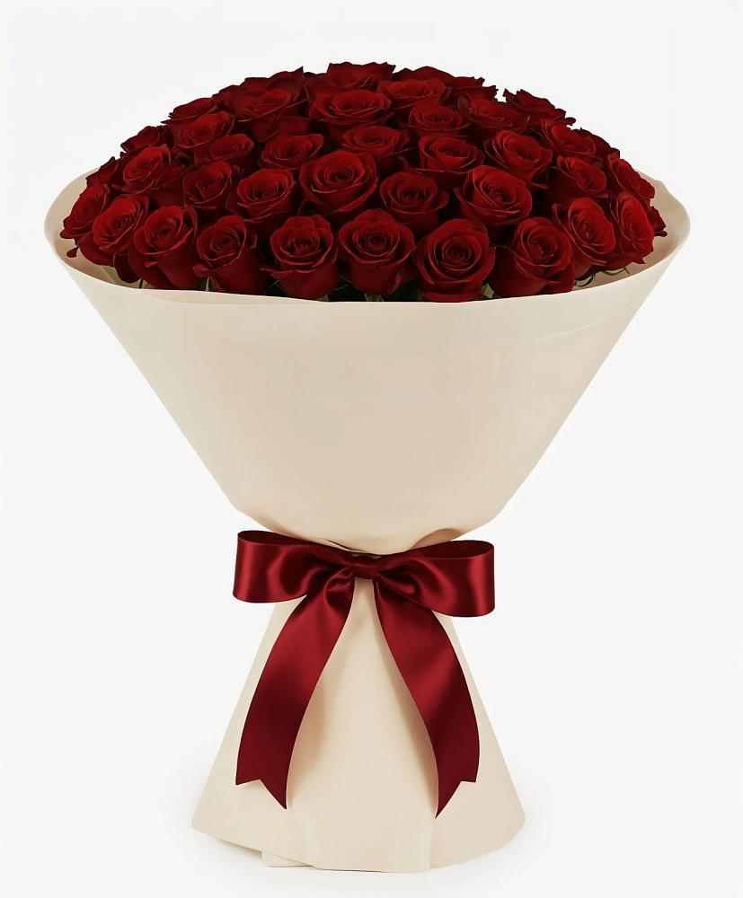 Букет 101 Бордовая роза Блэк Бакарра в Аристово