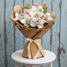Букет цветов из:  Орхидеи и Розы в Аристово